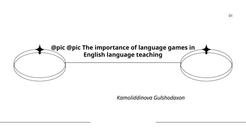 The importance of language games in English language teaching