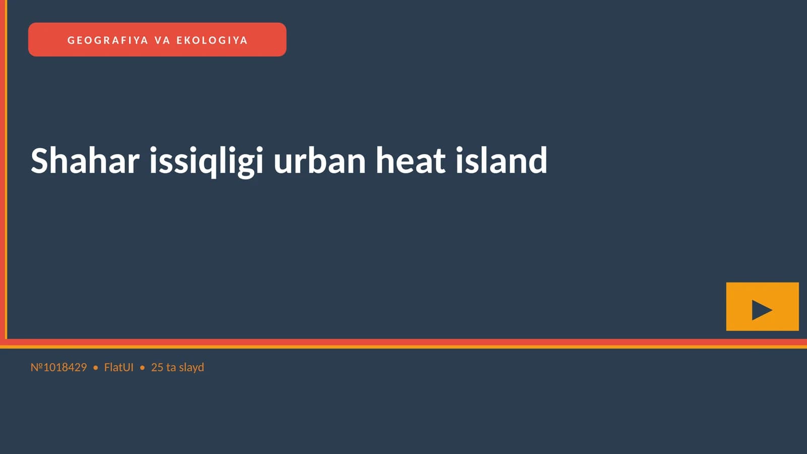 Shahar issiqligi urban heat island