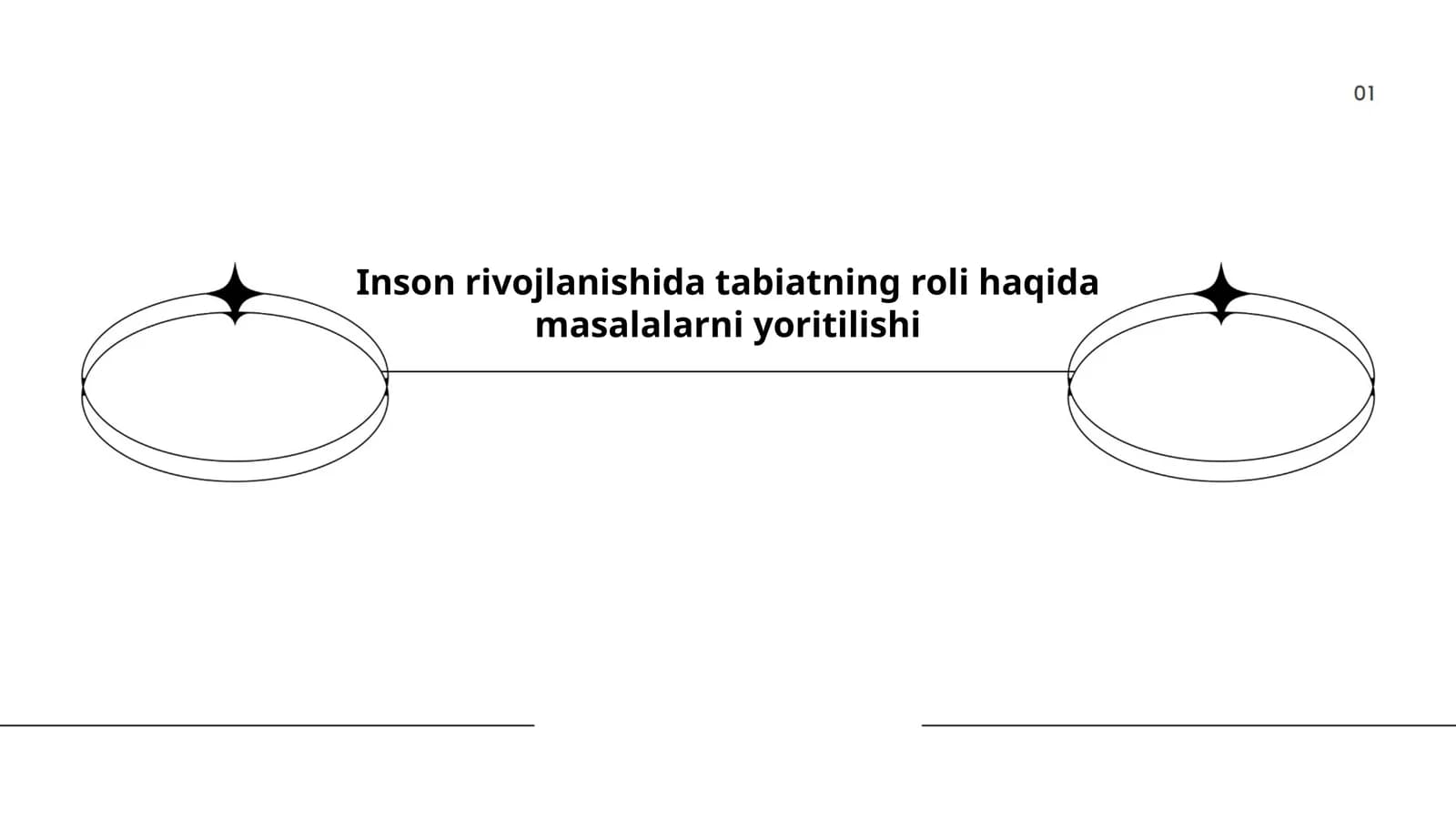 Tabiat va inson rivojlanishining hamkorligi