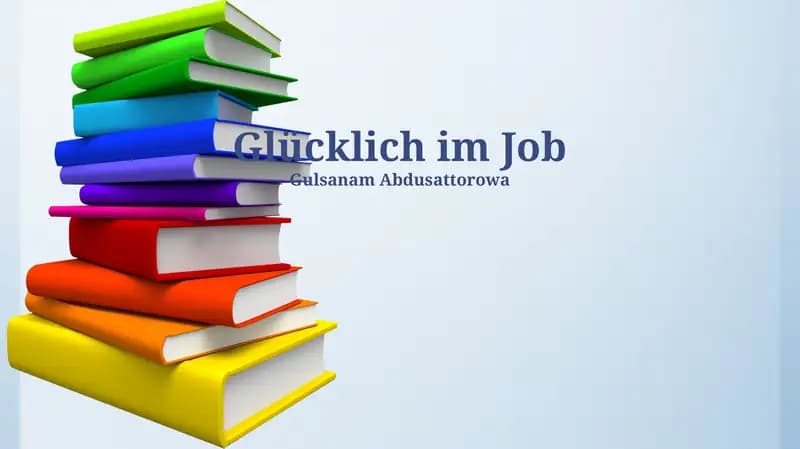 Glücklich im Job