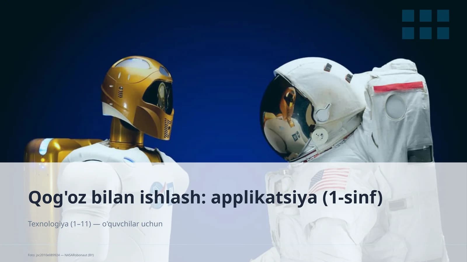 Qog'oz bilan ishlash: applikatsiya (1-sinf)