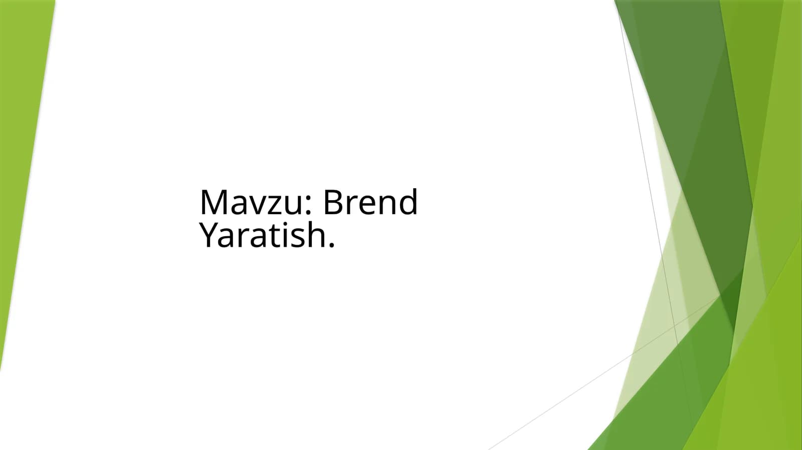 Brend Yaratish