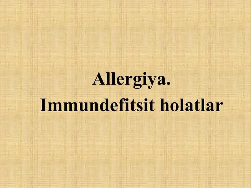 Allergiya
