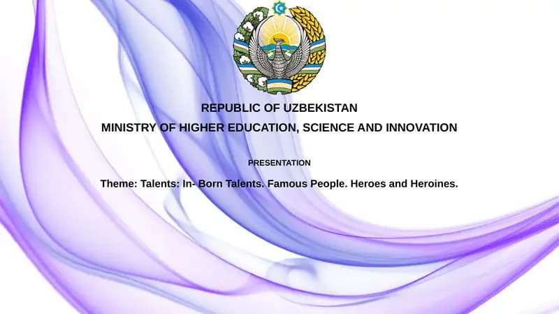 The Nature of Inborn Talents