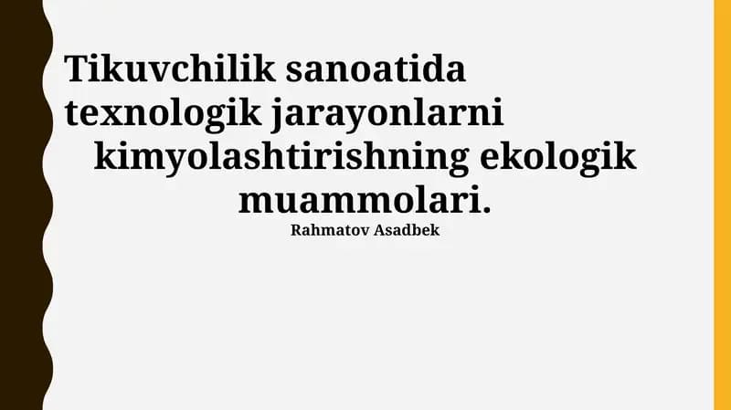 Ekologik muammolar
