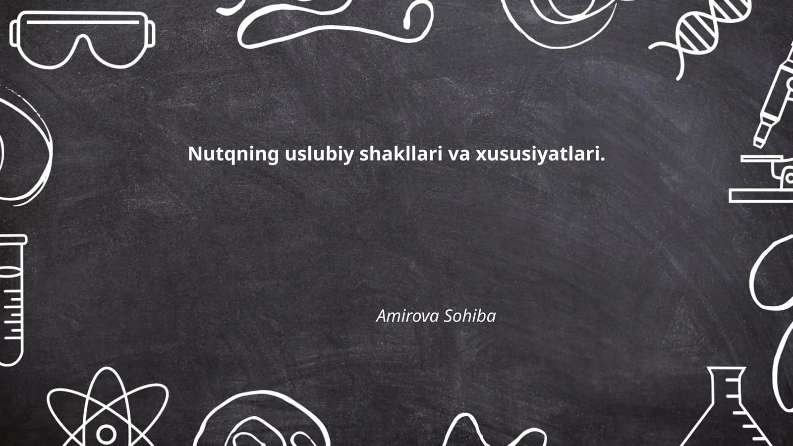 Nutqning uslubiy shakllari va xususiyatlari