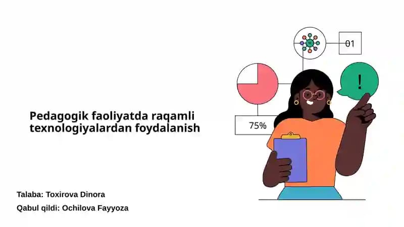Raqamli texnologiyalardan foydalanish