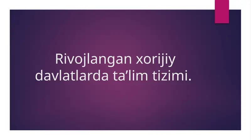 Germaniyadagi ta'lim tizimi