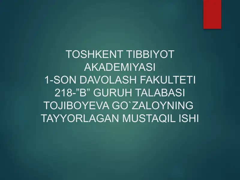 Oshqozon osti bezining tuzilishi va funksiyalari