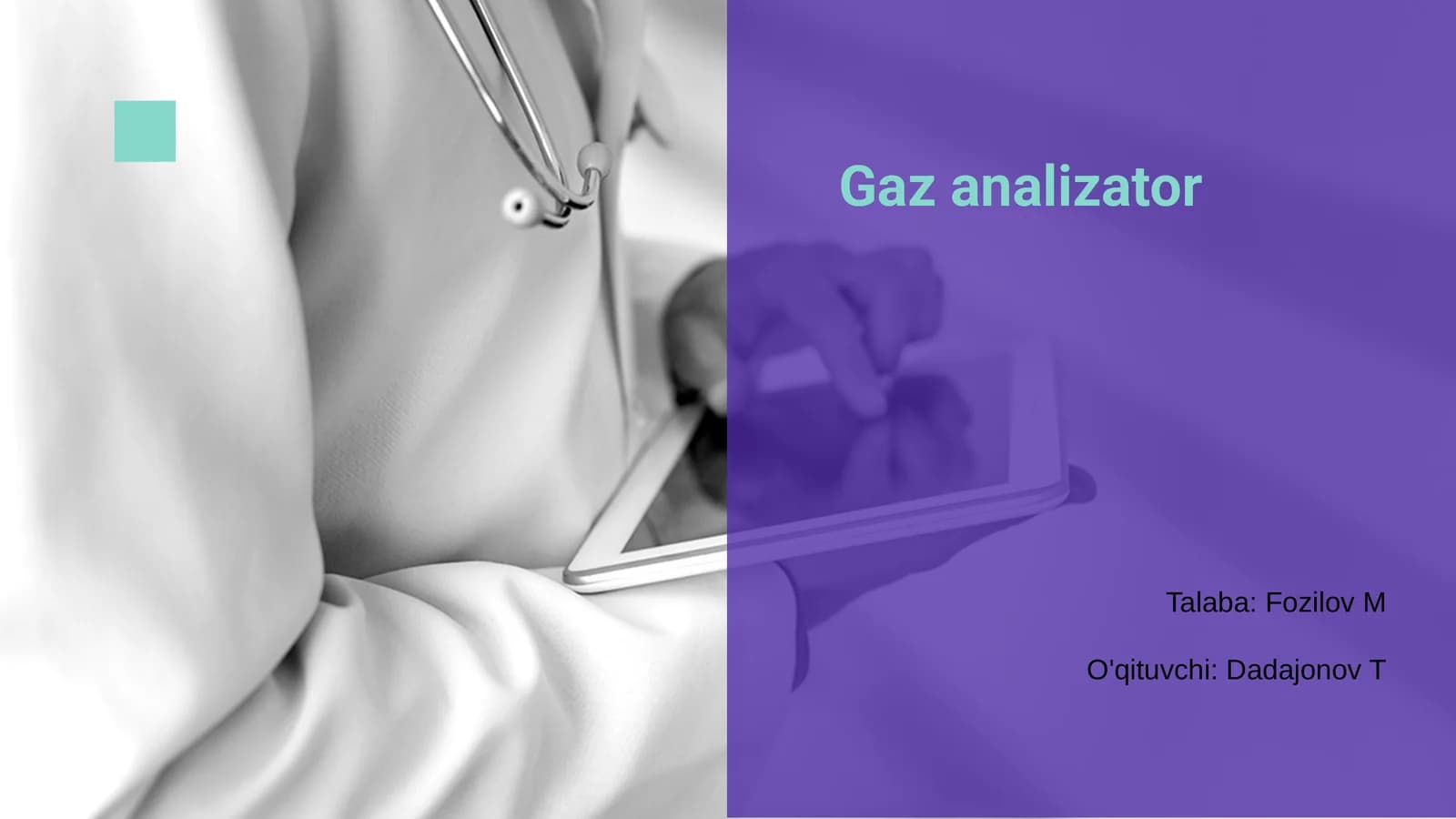 Gaz analizator