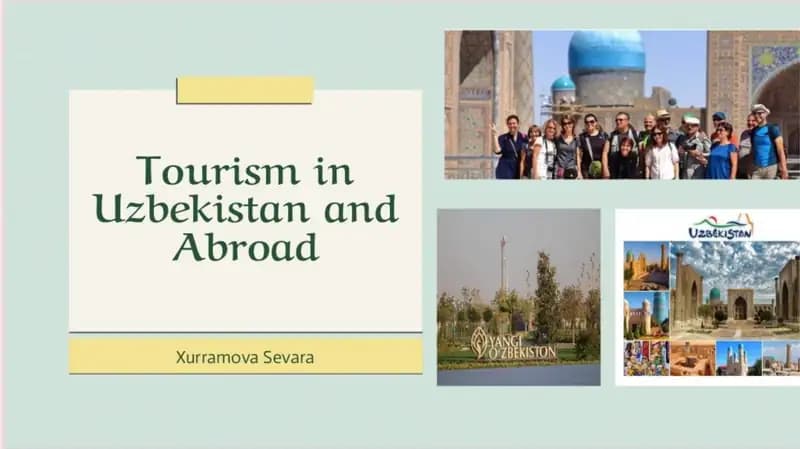 Tourism in Uzbekistan and Abroad