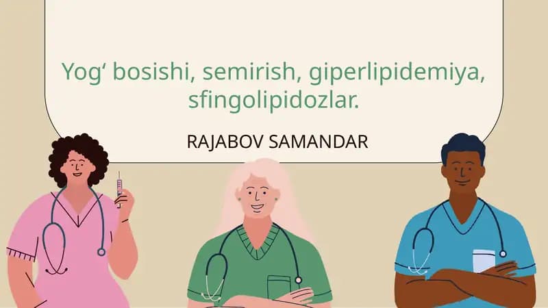 Yog' bosishining sababları va ta'siri