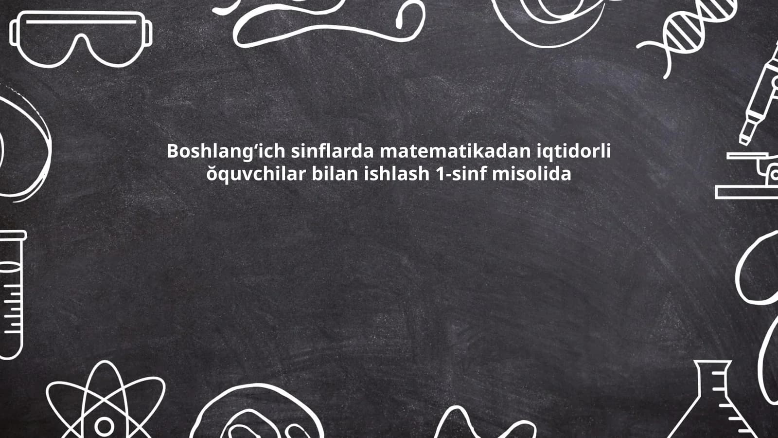 Iqtidorli o'quvchilarni aniqlash