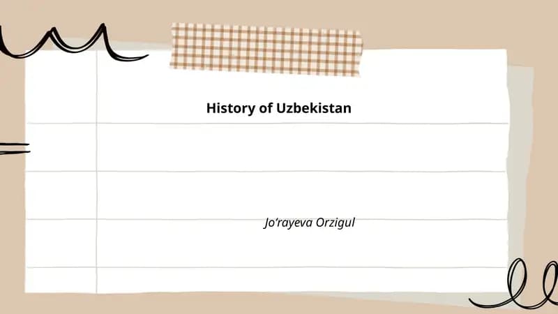 History of Uzbekistan