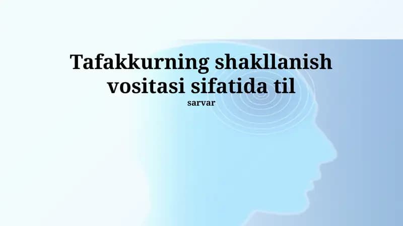 Til va Tafakkur