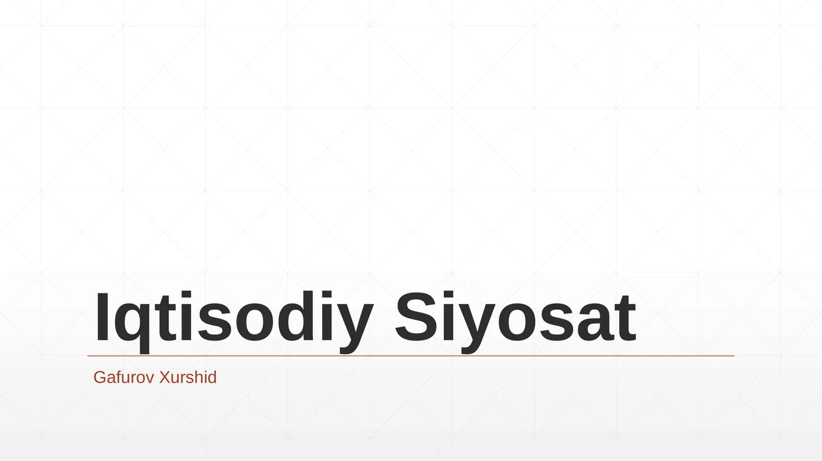 MikroiqtisodiySiyosat