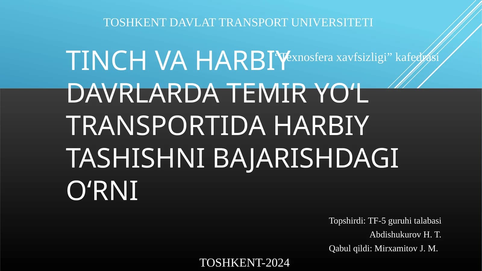 Temiryo‘lningstrategiko‘rni