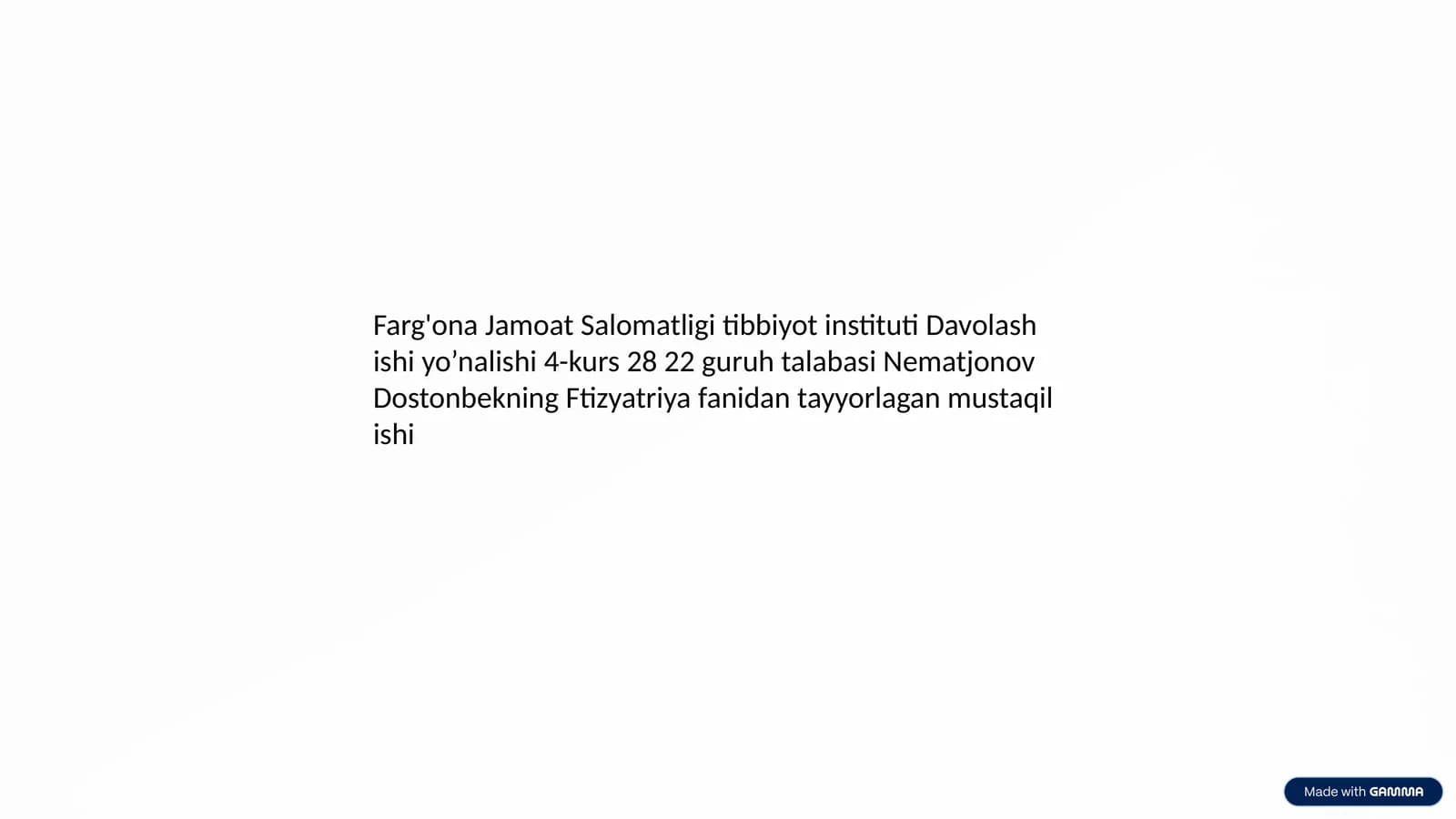 O'pkadan tashqari a'zolar tuberkulozining rentgenalagik va nur diagnostikasi
