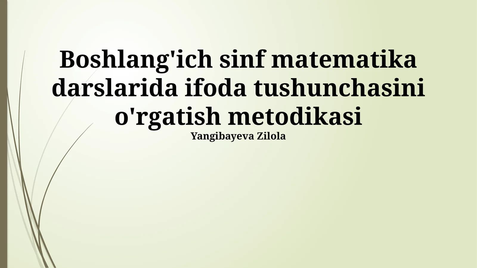 Muvaffaqiyatli Amaliyot Misollari