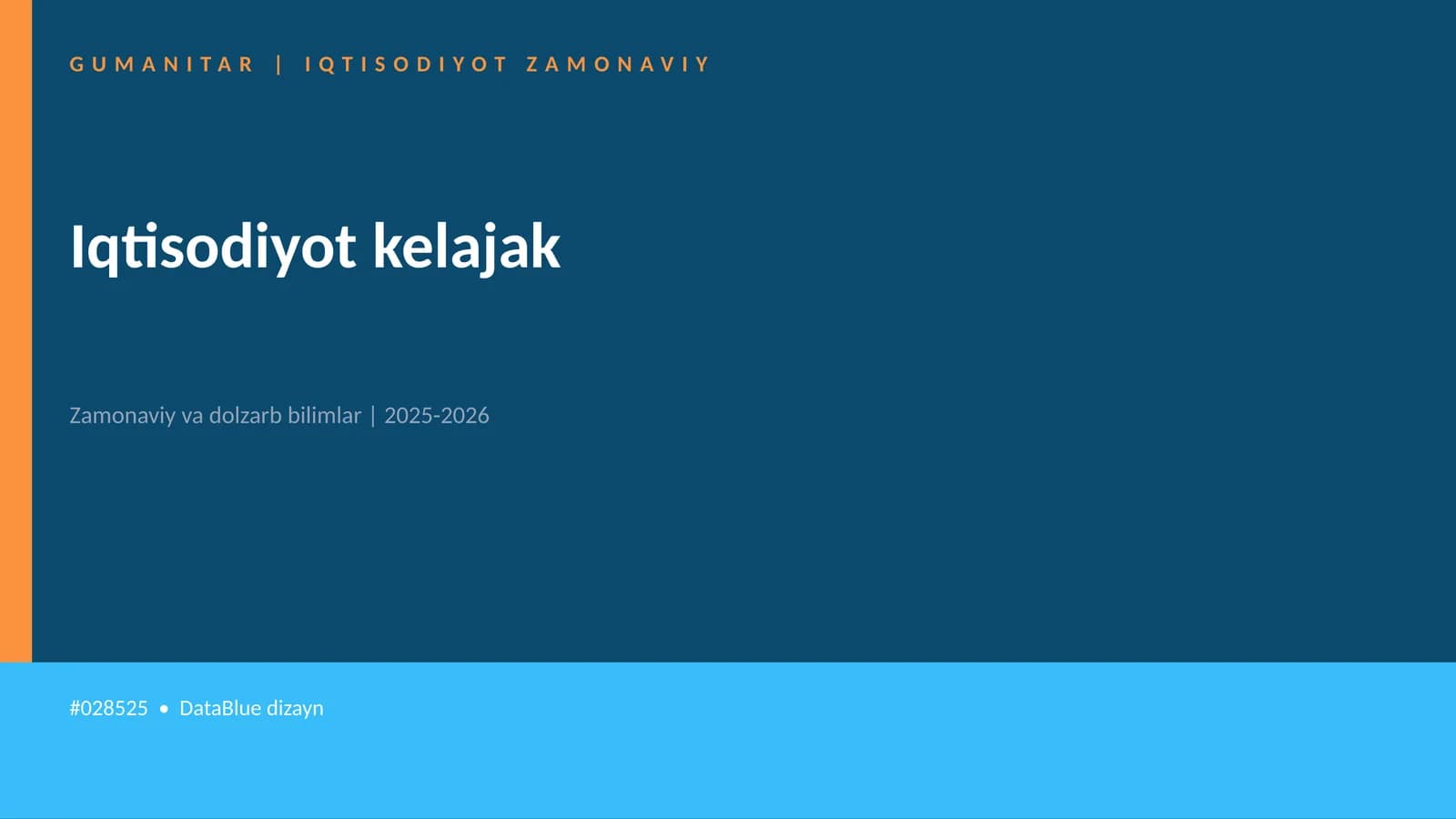 Iqtisodiyot kelajak