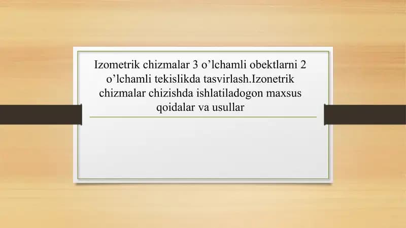 Chizma geometriya kursi