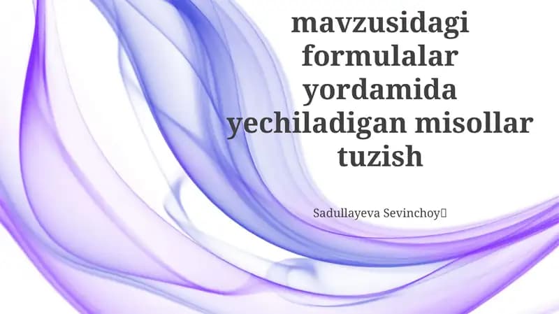 Permutatsiyalar va Kombinatsiyalar