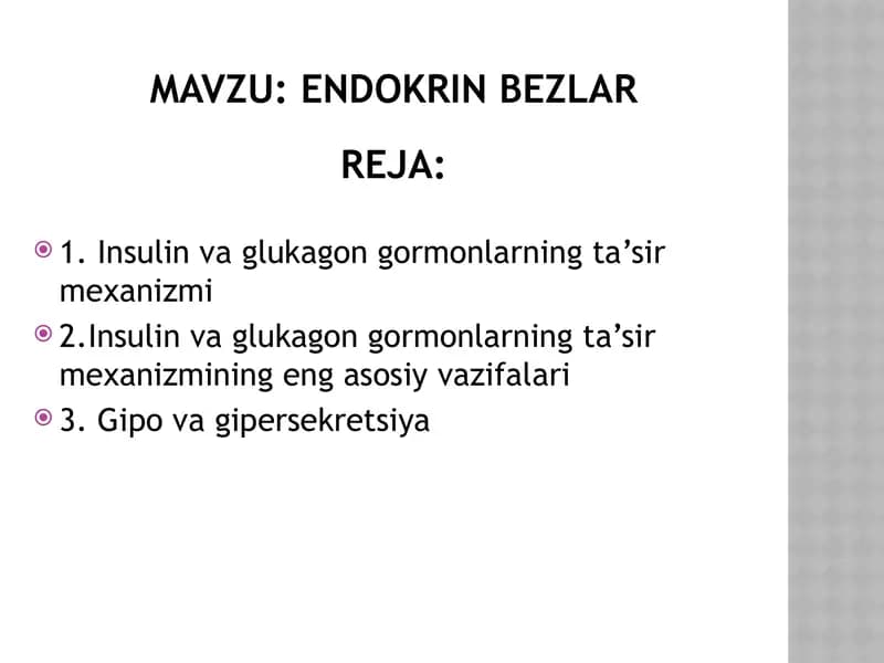 Endokrin bezlar