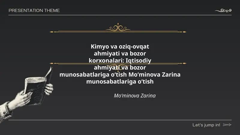 Kimyo va oziq-ovqat