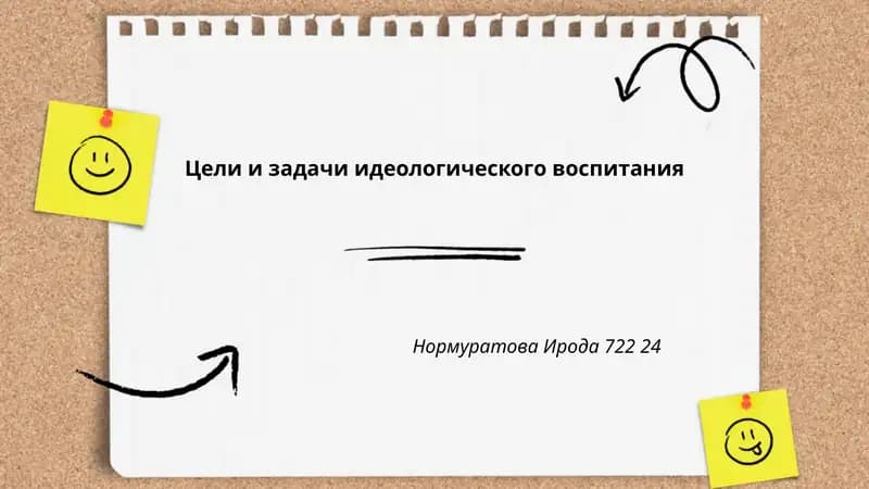 Цели и задачи идеологического воспитания