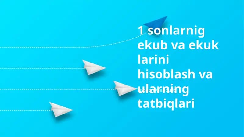 Xususiy qiymatlar va xususiy vektorlar