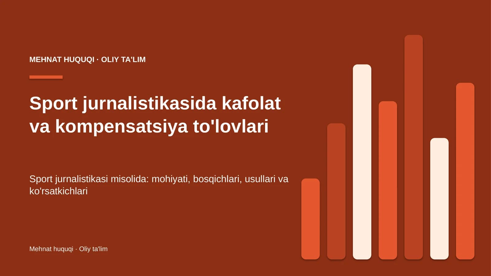 sport jurnalistikasida kafolat va kompensatsiya to'lovlari 5281
