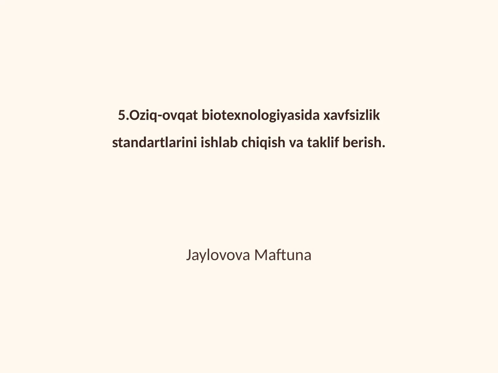 Biotexnologiya Hayotiy Jarayonlar