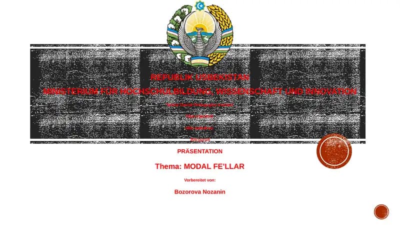 MODAL FE'LLAR