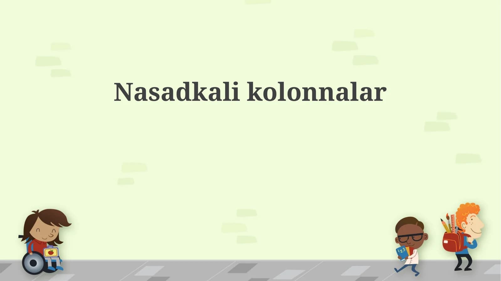 Nasadkalikolonnalar