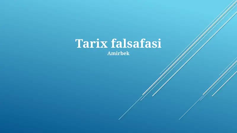 Tarix falsafasi