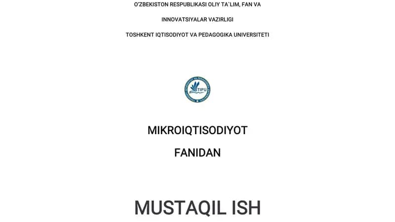Elastiklik tushunchasi va uning turlari