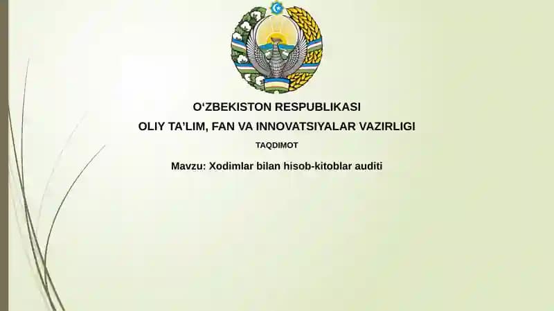 Xodimlar bilan hisob-kitoblara auditi