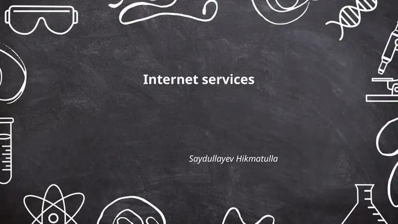 Internet services