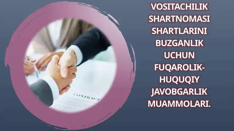 Vositachilik shartnomasi