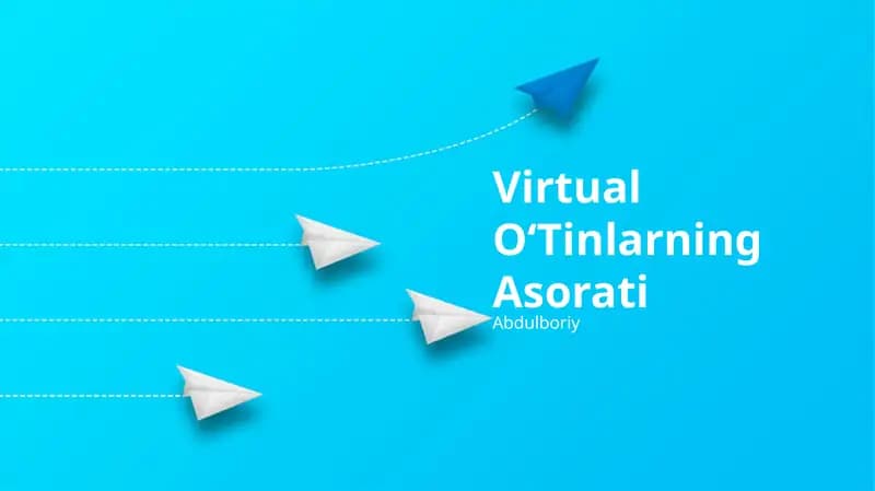Virtual OʻTinlarning Asorati
