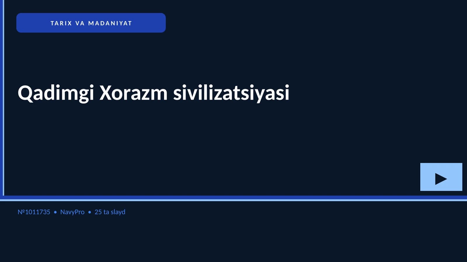 Qadimgi Xorazm sivilizatsiyasi