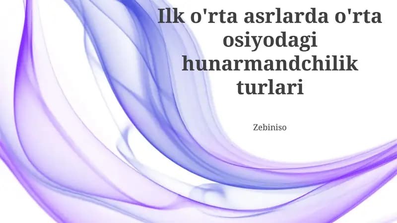 To'qimachilik an'analari