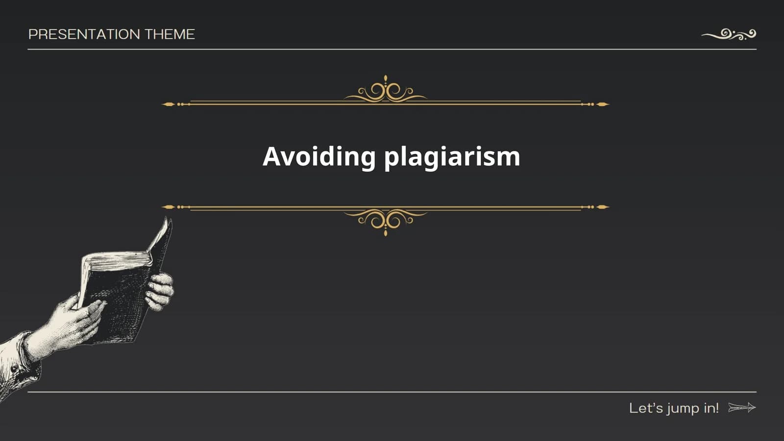 Avoiding plagiarism