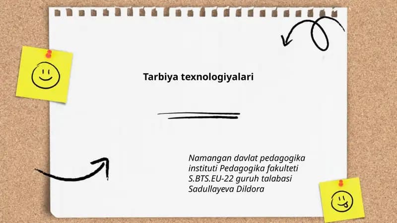 Tarbiya texnologiyalari