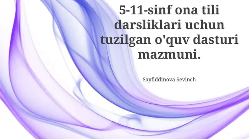5-11-sinf ona tili darsliklari