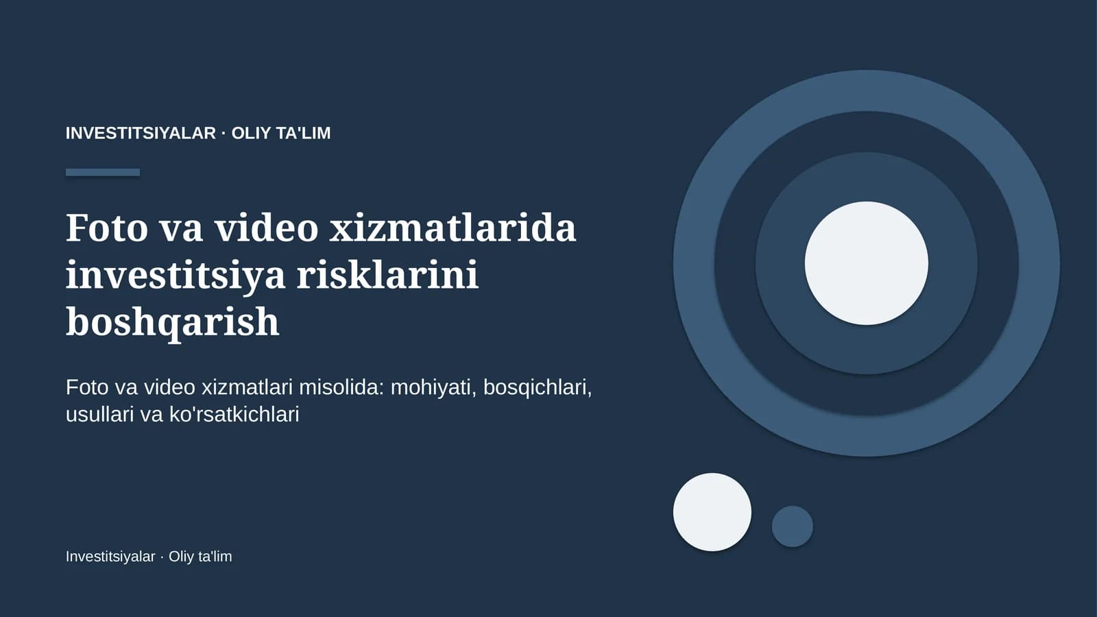 foto va video xizmatlarida investitsiya risklarini boshqarish 5990