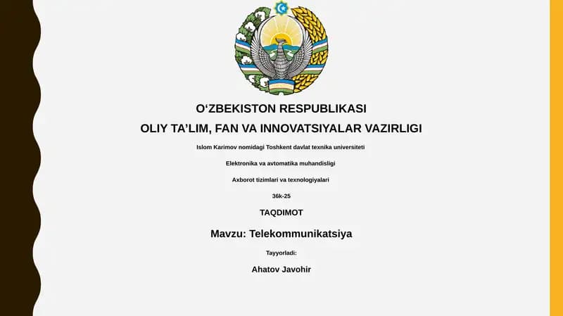 Telekommunikatsiya