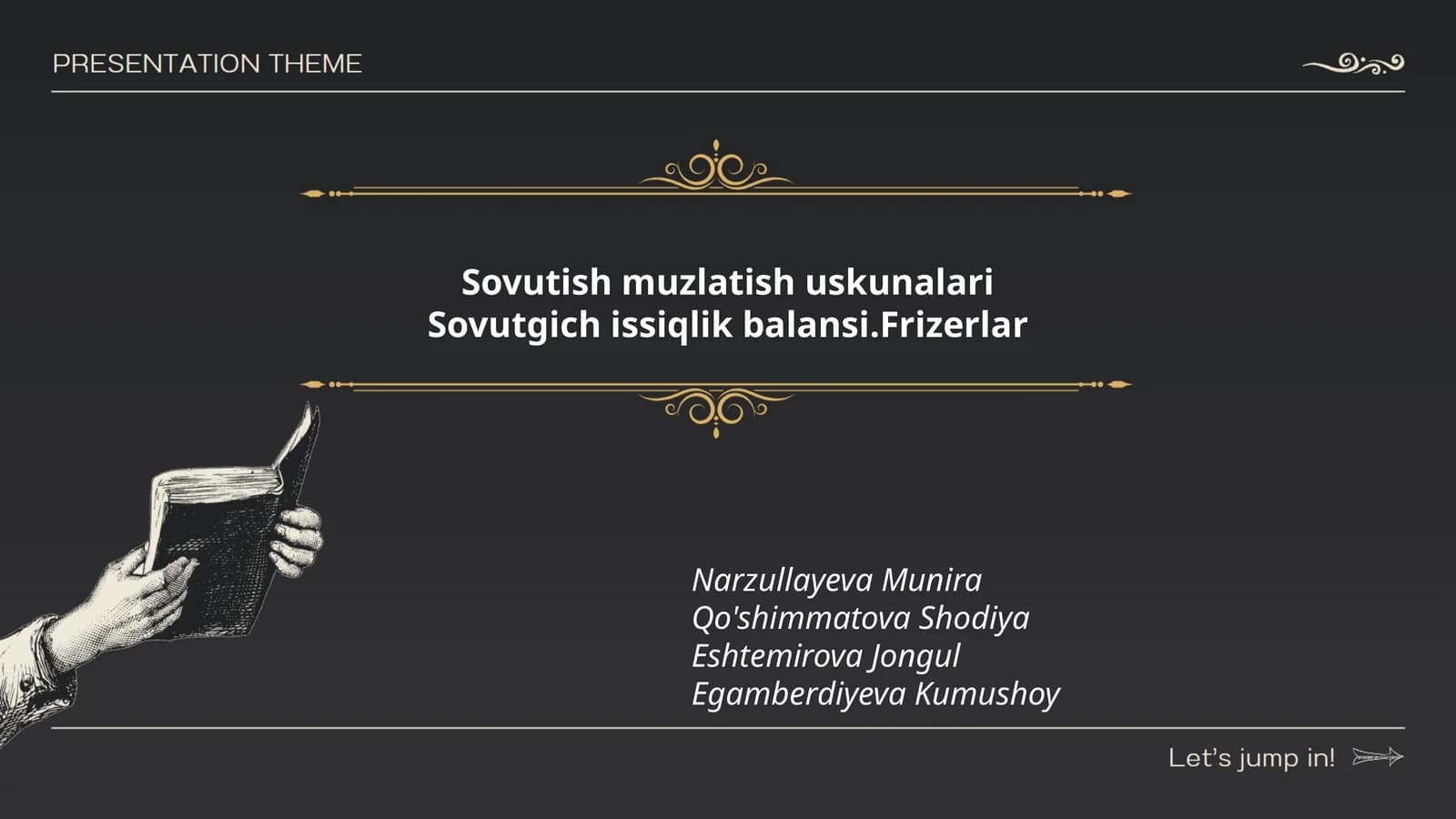 Sovutish muzlatish uskunalari
