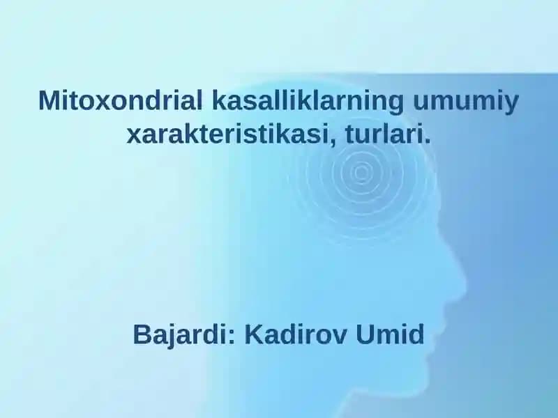 Mitoxondrial kasalliklar