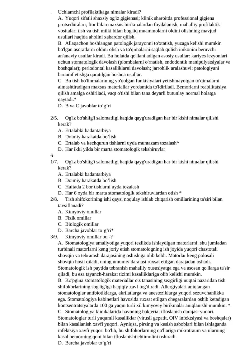 Og'iz gigienasi